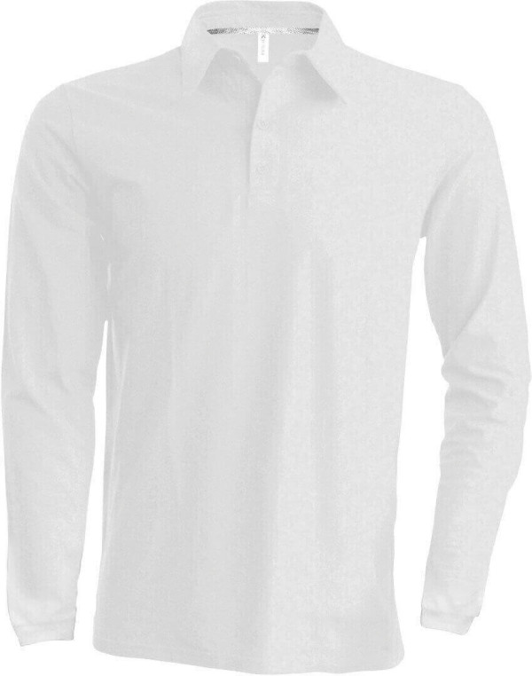 Herren Piqué Polo langarm