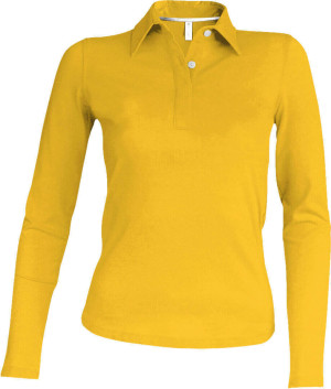 Damen Piqué Polo langarm - Reklamnepredmety