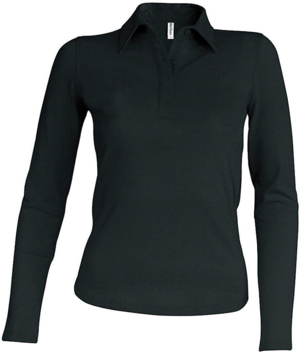 Damen Piqué Polo langarm