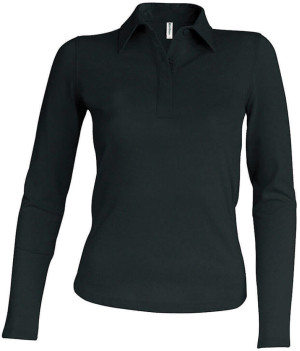 Damen Piqué Polo langarm - Reklamnepredmety