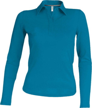 Damen Piqué Polo langarm - Reklamnepredmety