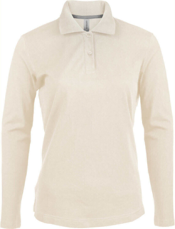 Damen Piqué Polo langarm