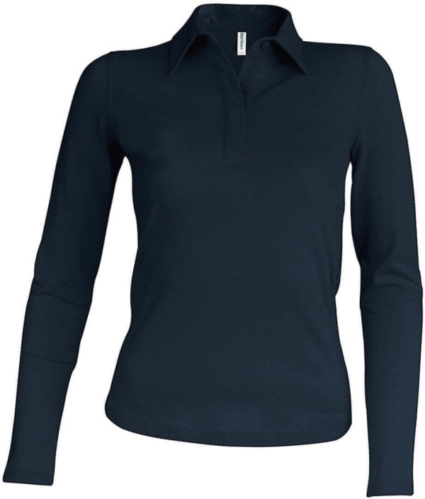 Damen Piqué Polo langarm