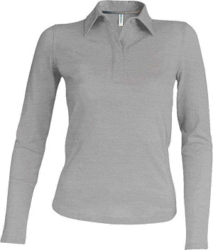 Damen Piqué Polo langarm - Reklamnepredmety