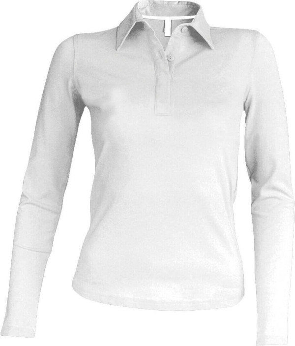 Damen Piqué Polo langarm