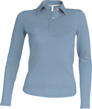 Damen Piqué Polo langarm - Reklamnepredmety
