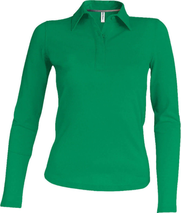 Damen Piqué Polo langarm