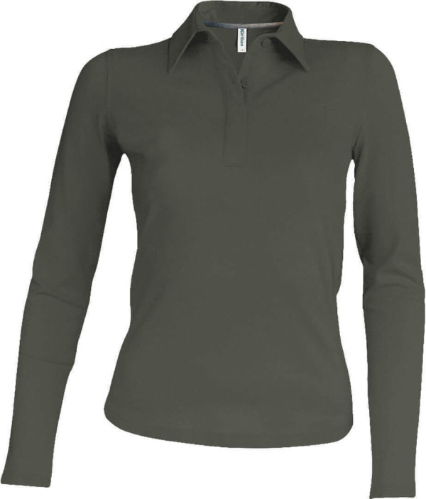 Damen Piqué Polo langarm