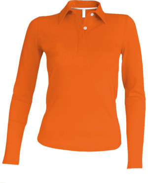 Damen Piqué Polo langarm - Reklamnepredmety