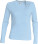 Damen V-Neck T-Shirt langarm - 41B6AAC6-1416-4C76-A44B-9F8692F7D87C - variant CC 20K38241001