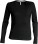 Damen V-Neck T-Shirt langarm - E7FC08E7-A6F8-4BA3-A26E-454B5064D987 - variant CC 20K38200201