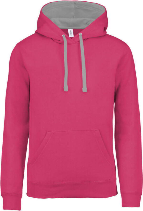 Kontrast Kapuzen Sweater