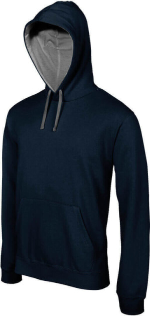 Kontrast Kapuzen Sweater - Reklamnepredmety