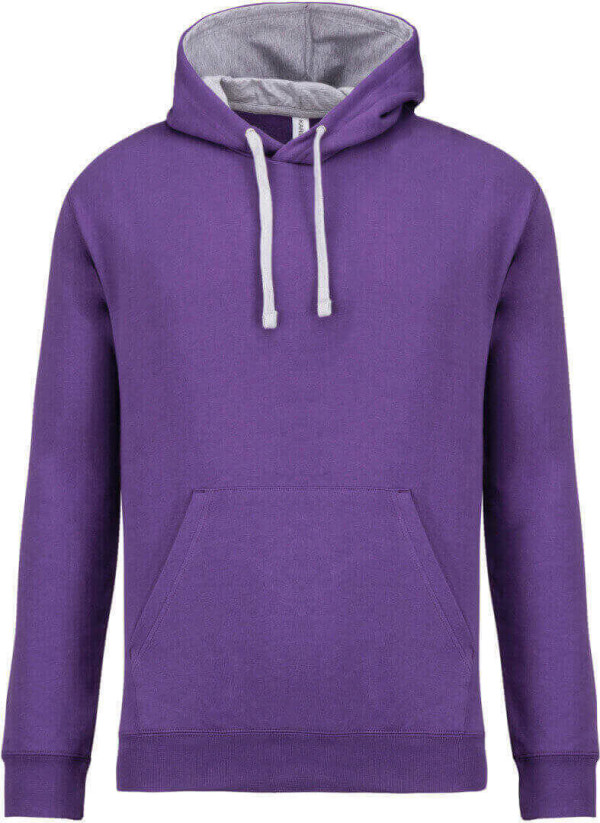 Kontrast Kapuzen Sweater