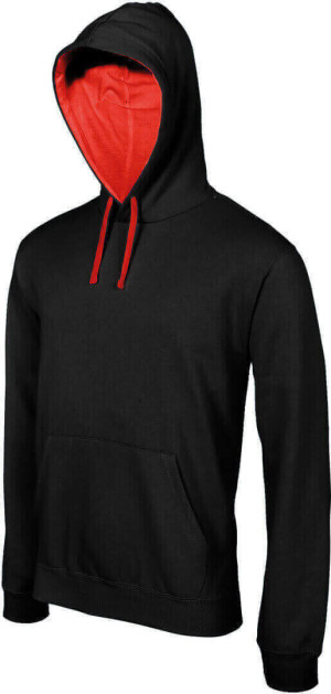 Kontrast Kapuzen Sweater - Reklamnepredmety