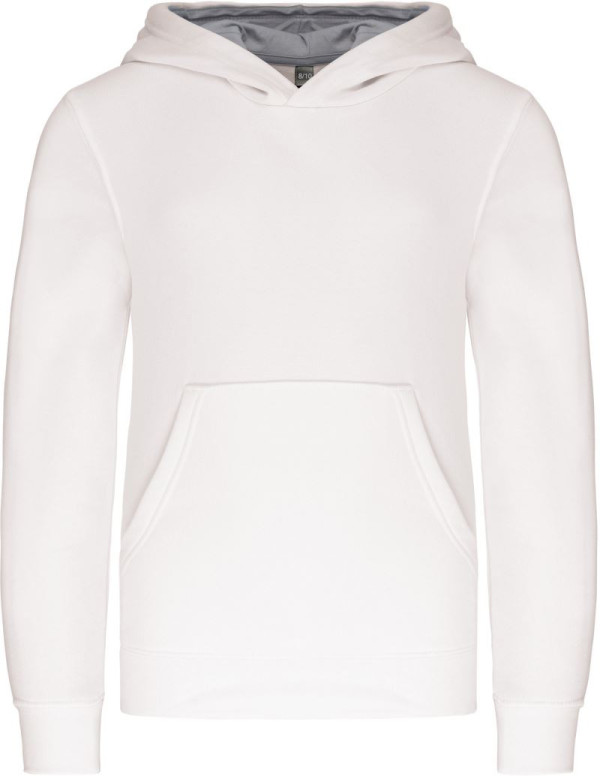 Kinder Kontrast Kapuzen Sweater