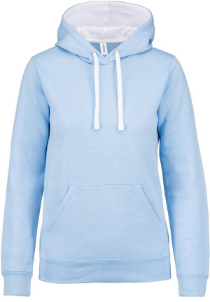 Damen Kontrast Kapuzen Sweater - Reklamnepredmety