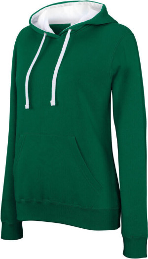Damen Kontrast Kapuzen Sweater - Reklamnepredmety