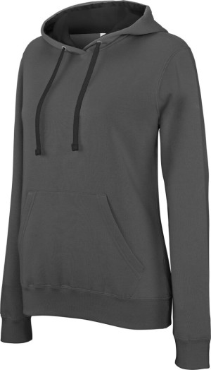 Damen Kontrast Kapuzen Sweater - Reklamnepredmety