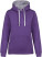 Damen Kontrast Kapuzen Sweater - DEB9692F-7062-4A75-B259-45A1A8387DE0 - variant CC 20K465u5500