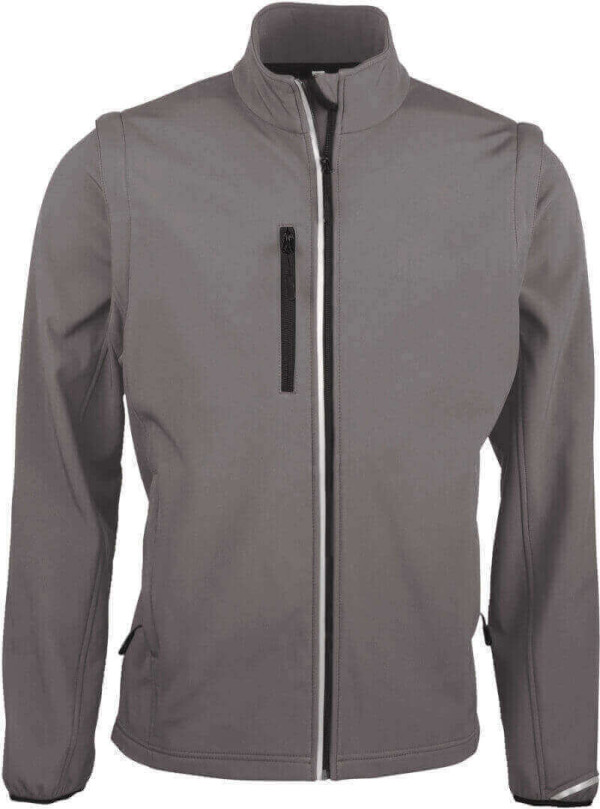 Softshell Jacke mit abnehmbaren Ärmeln