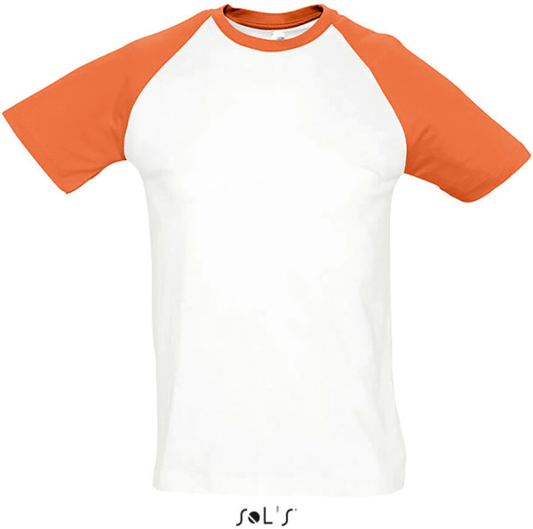 Herren Raglan T-Shirt bicolor