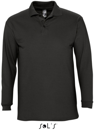 Piqué Polo langarm - Reklamnepredmety