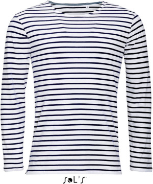 Herren Langarm T-Shirt gestreift - Reklamnepredmety