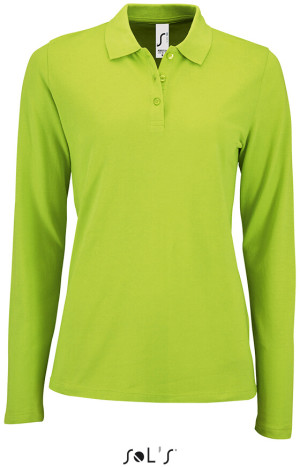 Damen Piqué Polo langarm - Reklamnepredmety
