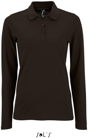 Damen Piqué Polo langarm - Reklamnepredmety