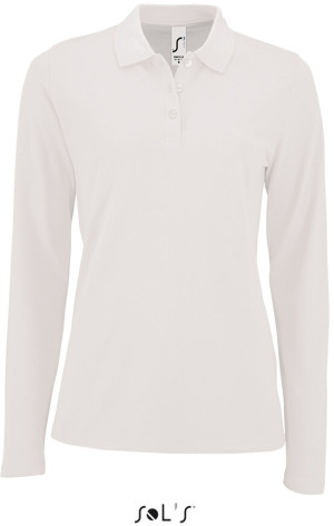 Damen Piqué Polo langarm - Reklamnepredmety
