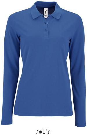 Damen Piqué Polo langarm - Reklamnepredmety