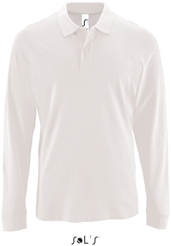 Herren Piqué Polo langarm