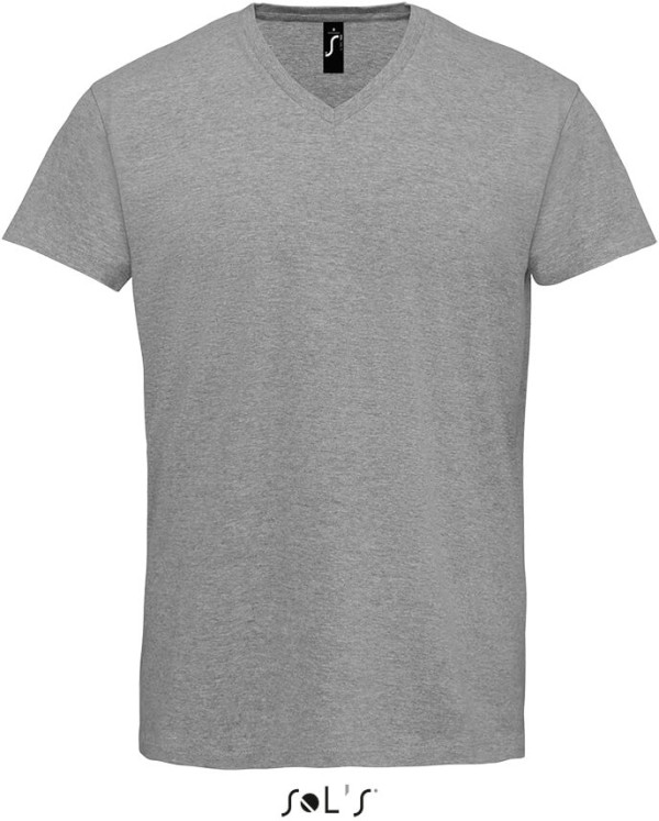 Herren V-Neck T-Shirt heavy