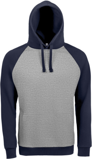 Unisex Raglan Kapuzensweater 2-farbig - Reklamnepredmety