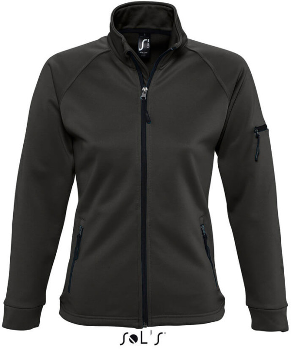 Damen Raglan Fleece Jacke