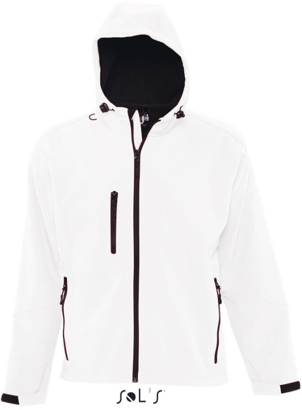 Kapuzen 3-Lagen Softshell Jacke