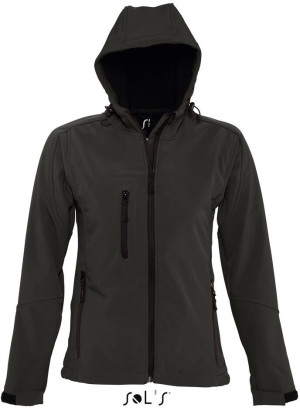 Damen Kapuzen 3-Lagen Softshell Jacke - Reklamnepredmety