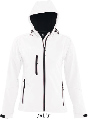 Damen Kapuzen 3-Lagen Softshell Jacke - Reklamnepredmety