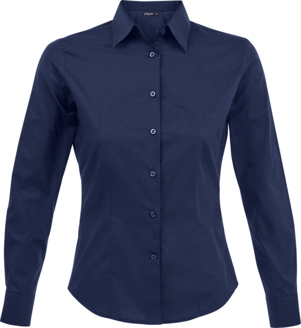 Stretch Bluse langarm