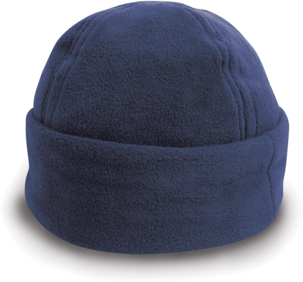 Fleece Mütze mit Umschlag