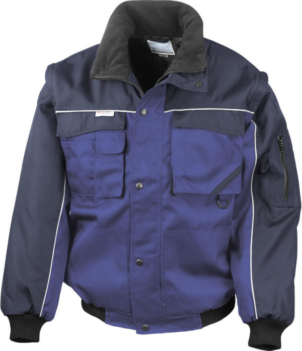 Arbeitsjacke mit abnehmbaren Ärmeln