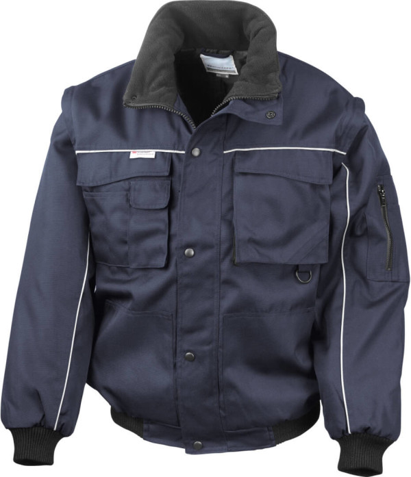 Arbeitsjacke mit abnehmbaren Ärmeln