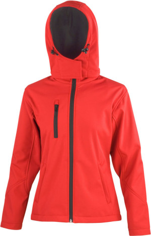 Damen 3-Lagen Softshell Kapuzen Jacke - Reklamnepredmety