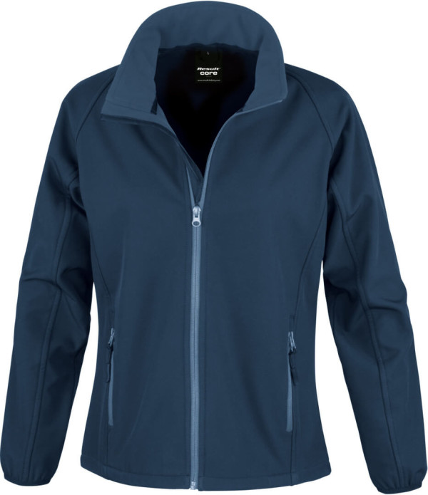 2-Lagen Damen Softshell Jacke "Printable"