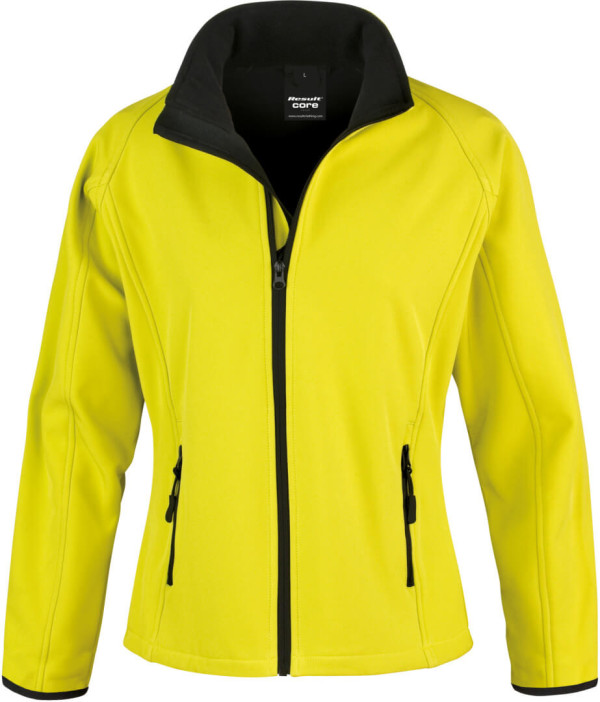 2-Lagen Damen Softshell Jacke "Printable"