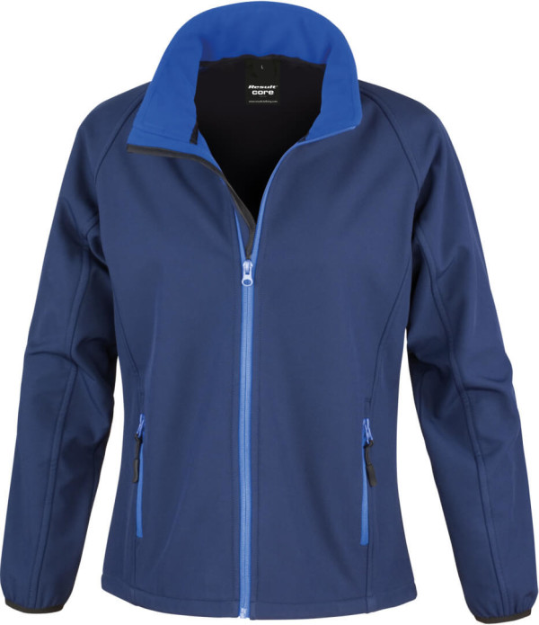 2-Lagen Damen Softshell Jacke "Printable"