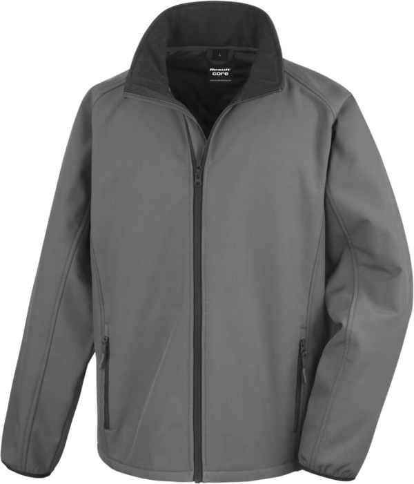 2-Lagen Herren Softshell Jacke "Printable"