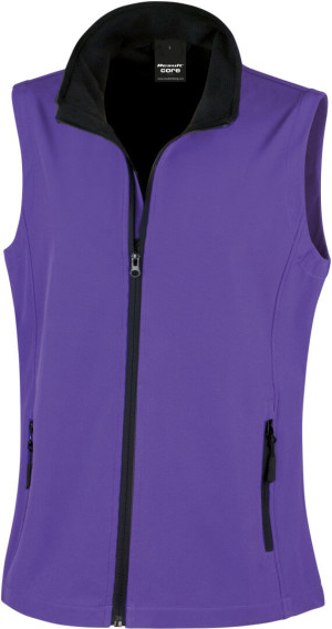 2-Lagen Damen Softshell Gilet "Printable" - Reklamnepredmety