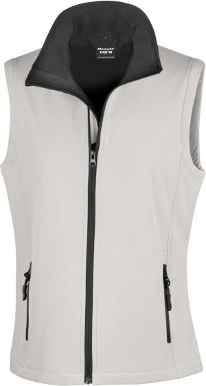 2-Lagen Damen Softshell Gilet "Printable" - Reklamnepredmety